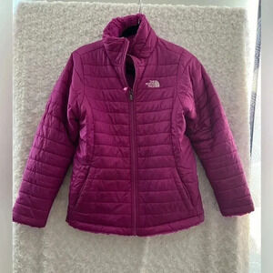 Purple North Face Reversible Jacket. Excellent condition! Fits like a XS or S wm